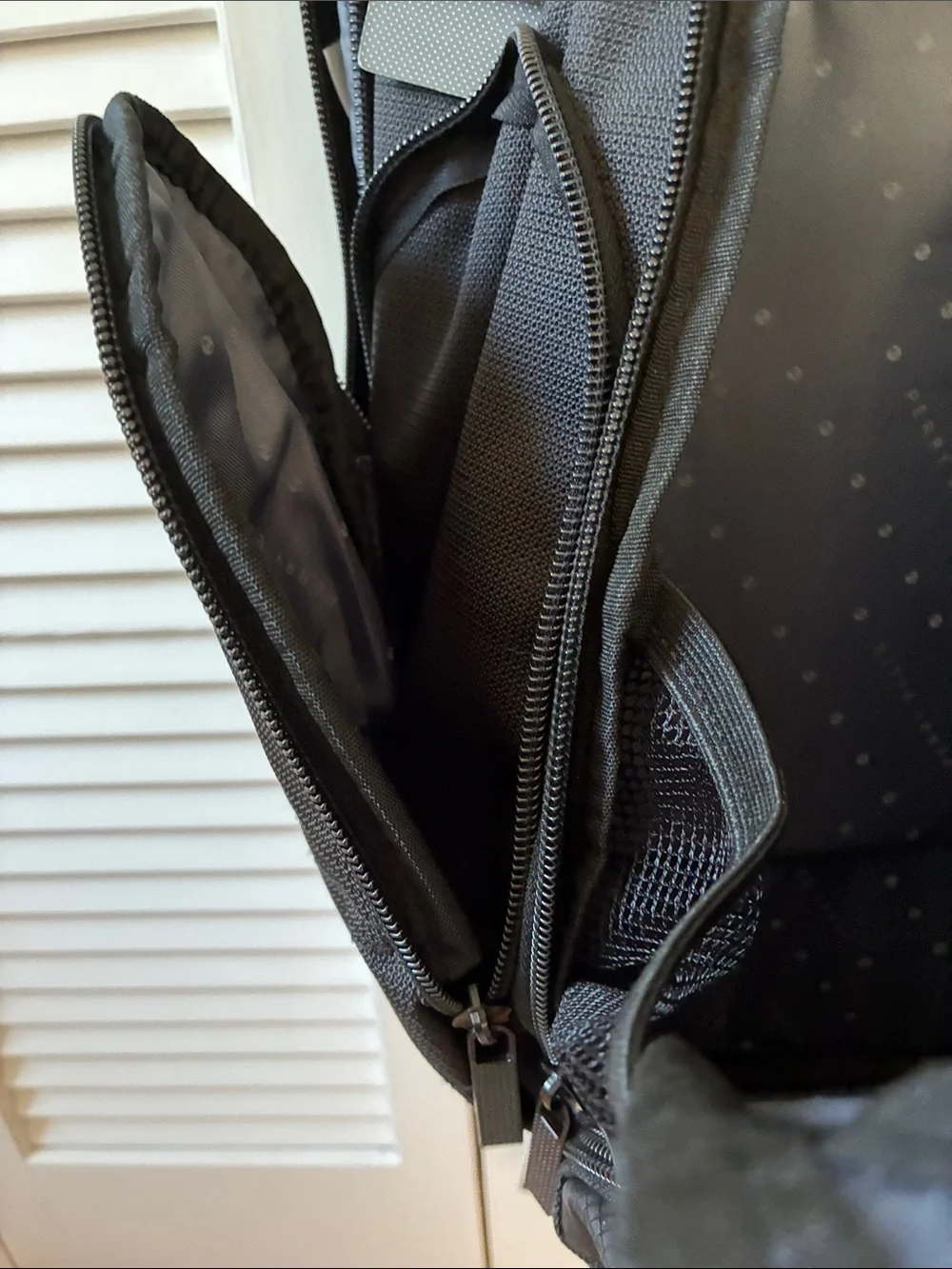 Perry Ellis Black and Gray Laptop Backpack